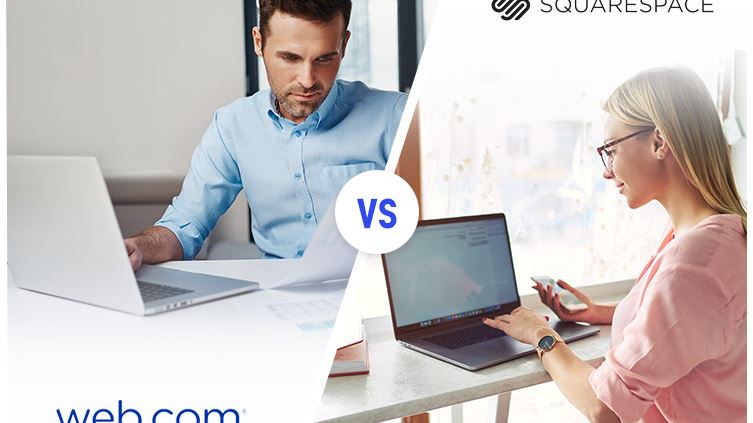 Choosing Between Web.com and Squarespace: Which Website Builder Fits Your Needs Best?